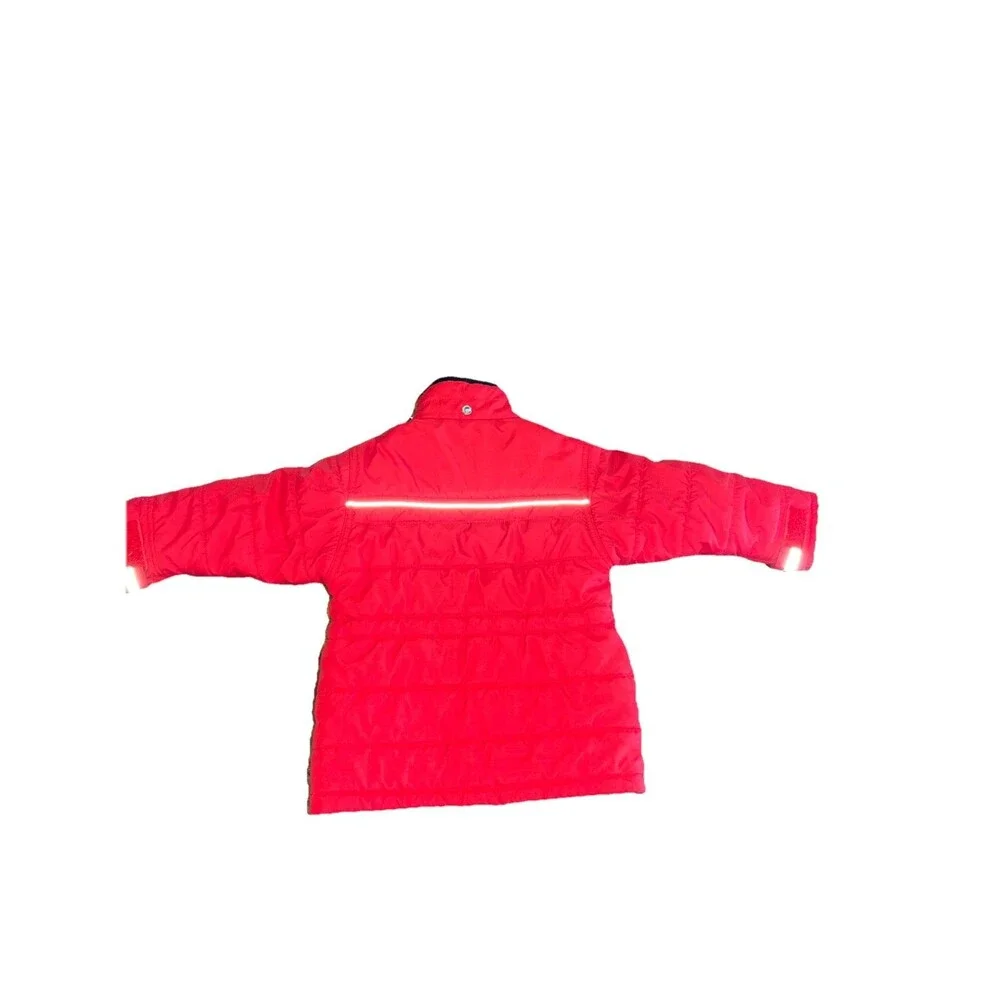 Hanna Anderson Unisex Toddler/ Kids Coat Size 90 3t Red